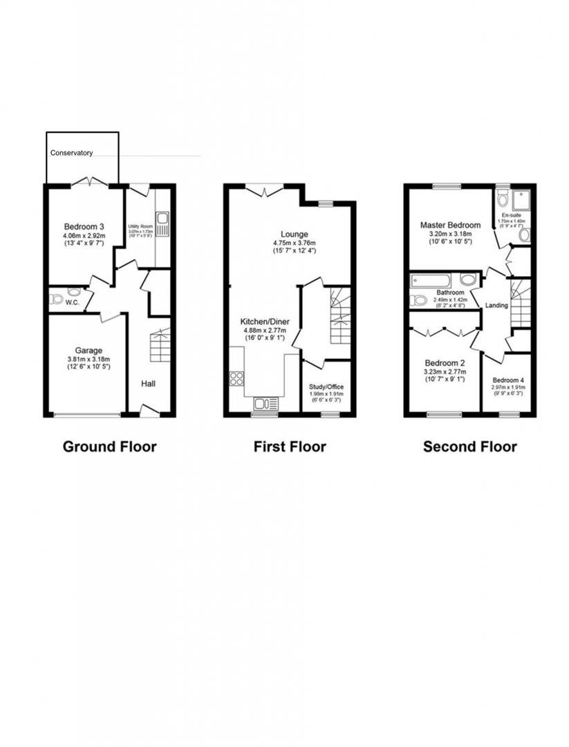 Modern 3/4 Bedroom Townhouse in Newport, NP19